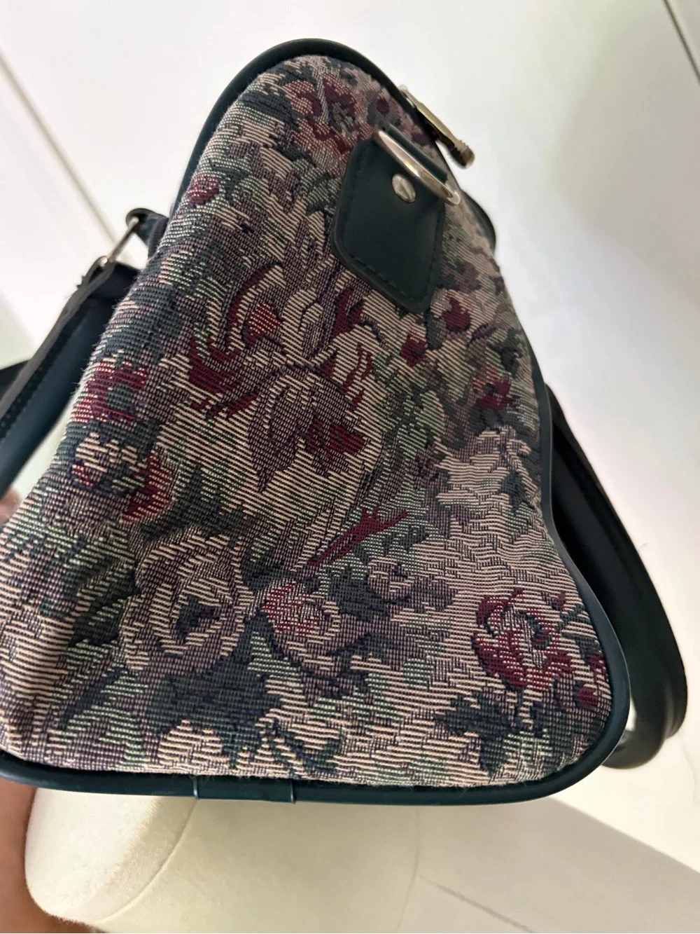 Floral Tapestry HandBag in Purple, Gray, Green, Mauve & More, EEEEUCCC